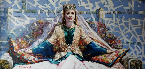 "Frau Schleier" di Taleh Mirkazım, Pittura in vendita su Singulart