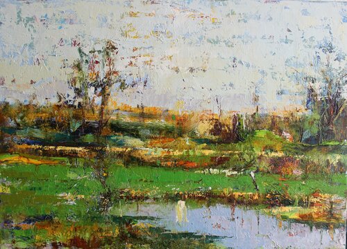 "Die Landschaft" van Taleh Mirkazım, Schilderij te koop op Singulart