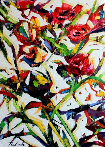"Die Blume" by Taleh Mirkazım, Painting for Sale on Singulart
