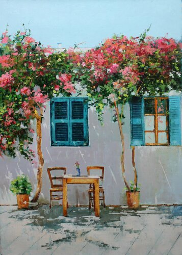 '' Die Landschaft " by Taleh Mirkazım, Painting for Sale on Singulart