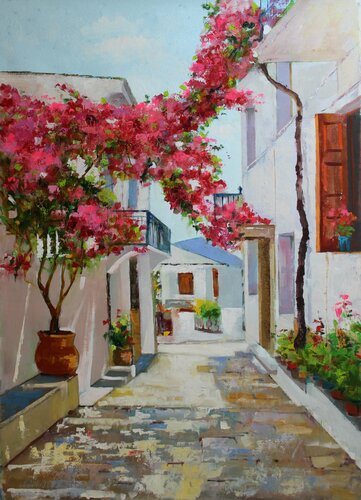 '' Die Landschaft " di Taleh Mirkazım, Pittura in vendita su Singulart