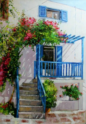 '' Die Landschaft " di Taleh Mirkazım, Pittura in vendita su Singulart