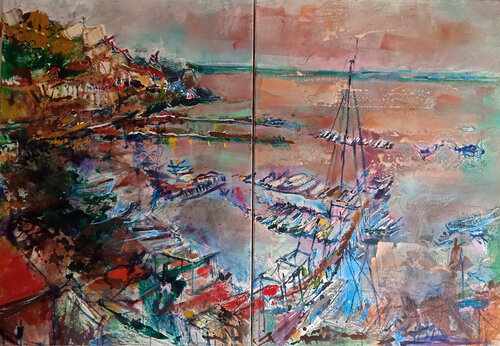 Tra Terra e Mare van Chiara Abbaticchio, Schilderij te koop op Singulart