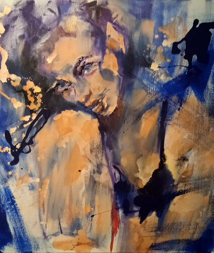 Nel Blu dipinto di Blu van Chiara Abbaticchio, Schilderij te koop op Singulart