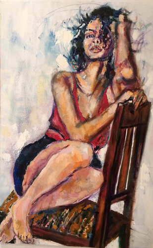 Una, sedia. van Chiara Abbaticchio, Schilderij te koop op Singulart