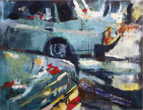 Lovers par Chiara Abbaticchio, Peinture en vente sur Singulart