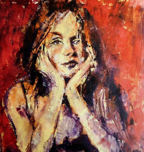 All'improvviso arriva LEI di Chiara Abbaticchio, Pittura in vendita su Singulart