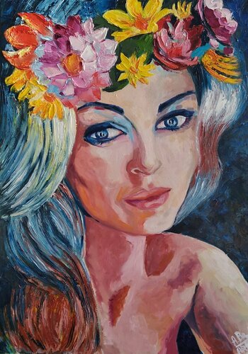 Helena di Anna Briukhovetska, Pittura in vendita su Singulart