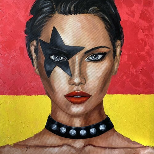 I can’t get enough di Anna Briukhovetska, Pittura in vendita su Singulart