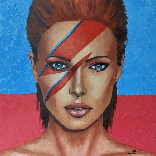 Glam Rock Queen von Anna Briukhovetska, Malerei kaufen auf Singulart