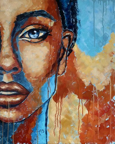 When the hearts are apart di Anna Briukhovetska, Pittura in vendita su Singulart