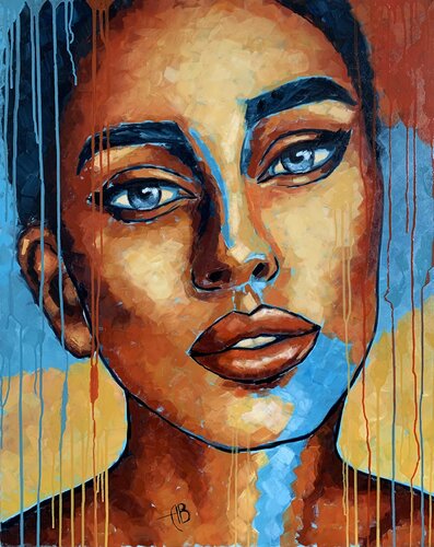 Love from a distance von Anna Briukhovetska, Malerei kaufen auf Singulart