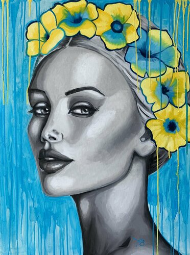 Stay strong van Anna Briukhovetska, Schilderij te koop op Singulart