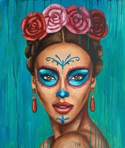 Meet me at the festive night van Anna Briukhovetska, Schilderij te koop op Singulart