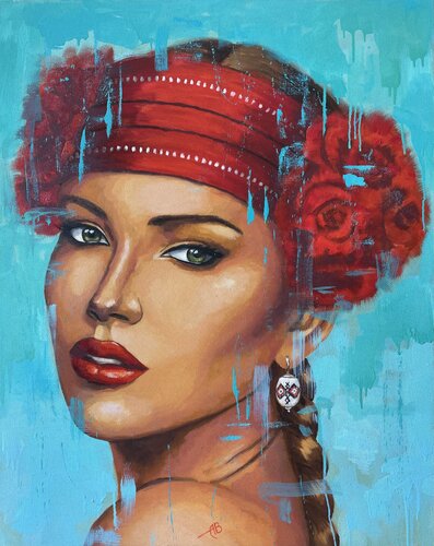 She is Life di Anna Briukhovetska, Pittura in vendita su Singulart