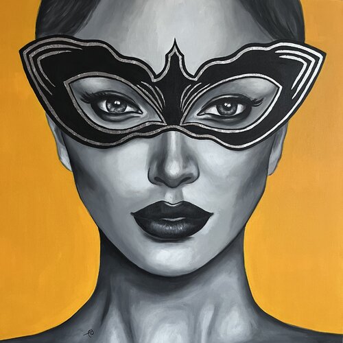 Glance behind the scene di Anna Briukhovetska, Pittura in vendita su Singulart