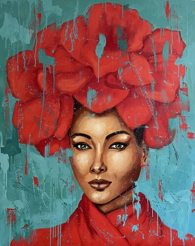 The Strength to Be di Anna Briukhovetska, Pittura in vendita su Singulart