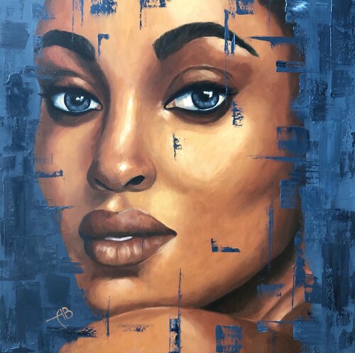 What are you thinking about di Anna Briukhovetska, Pittura in vendita su Singulart