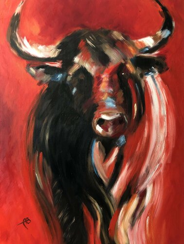 Corrida de toros van Anna Briukhovetska, Schilderij te koop op Singulart