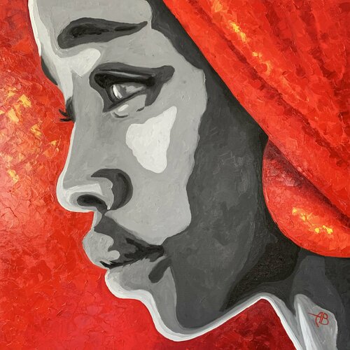 Follow the red Sunset Anna Briukhovetska