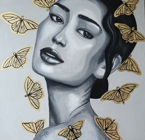 Butterfly wings by Anna Briukhovetska, 회화 for Sale on Singulart