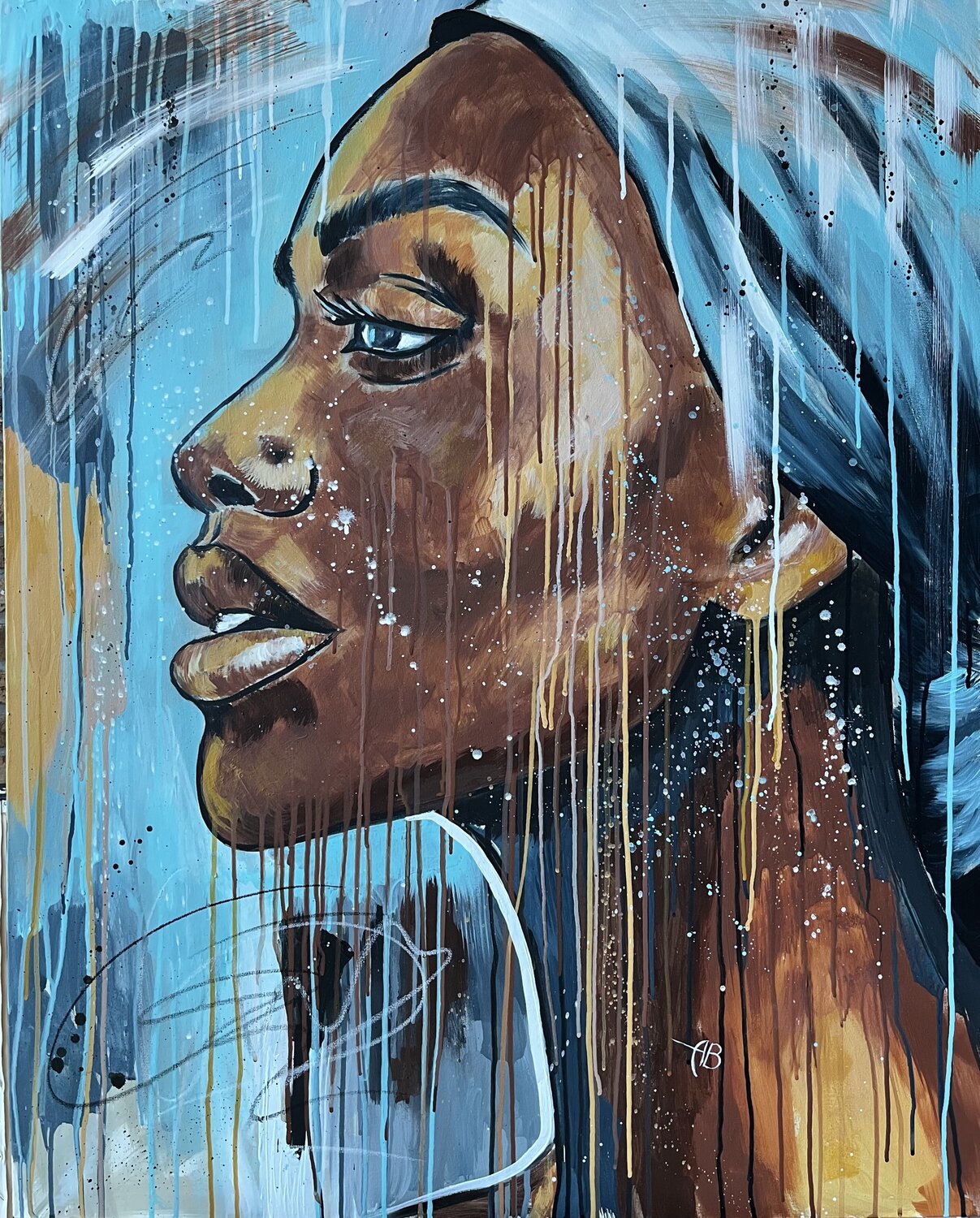 Portrait #8 Waves Anna Briukhovetska