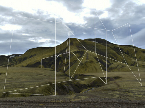 64.164067° N_19.392253° W van Kayo Shido, Werk op papier te koop op Singulart