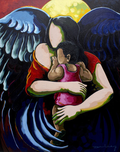 Angel di Didier Franco, Pittura in vendita su Singulart
