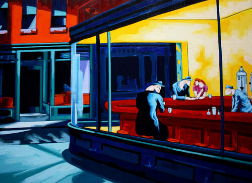 Nighthawks (Edward Hopper) Didier Franco