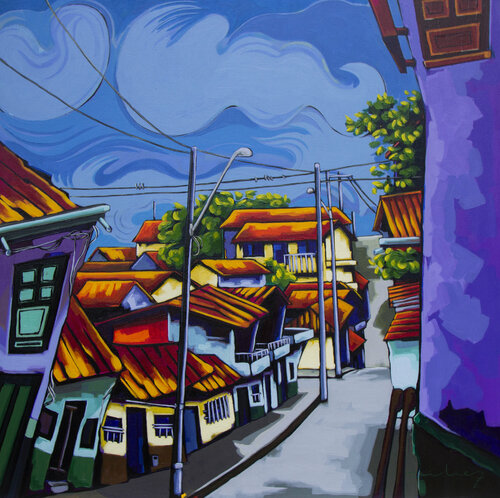 Támesis van Didier Franco, Schilderij te koop op Singulart