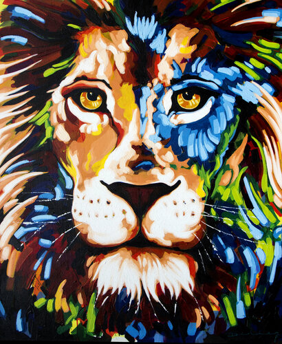 León van Didier Franco, Schilderij te koop op Singulart