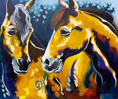 Dos caballos Didier Franco
