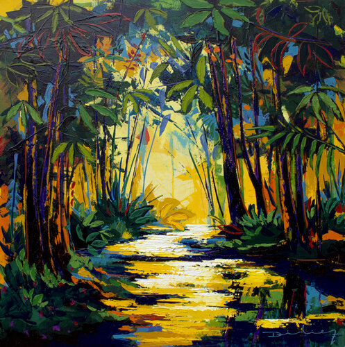 Paisaje con rio van Didier Franco, Schilderij te koop op Singulart