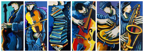 Serie solistas I van Didier Franco, Schilderij te koop op Singulart