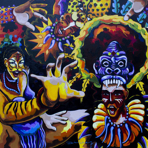 Carnaval von Didier Franco, Malerei kaufen auf Singulart