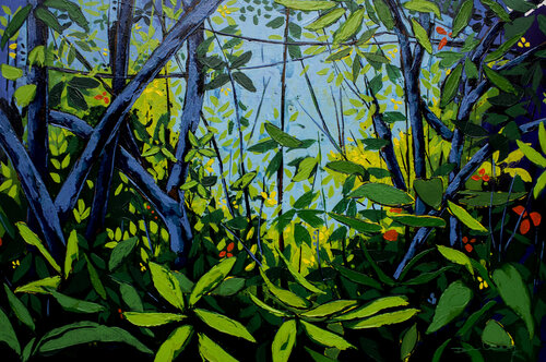 En azul. San Agustín Huila Didier Franco