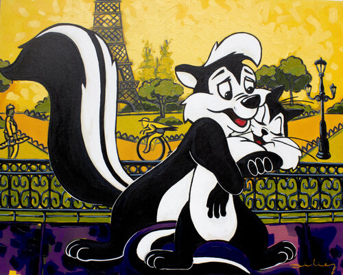 Paris, Pepe Le Pew von Didier Franco, Malerei kaufen auf Singulart