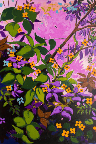 Paisaje en rosa van Didier Franco, Schilderij te koop op Singulart