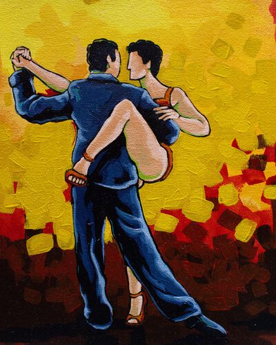 Tango I van Didier Franco, Schilderij te koop op Singulart