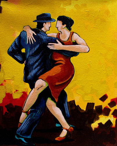 Tango II von Didier Franco, Malerei kaufen auf Singulart
