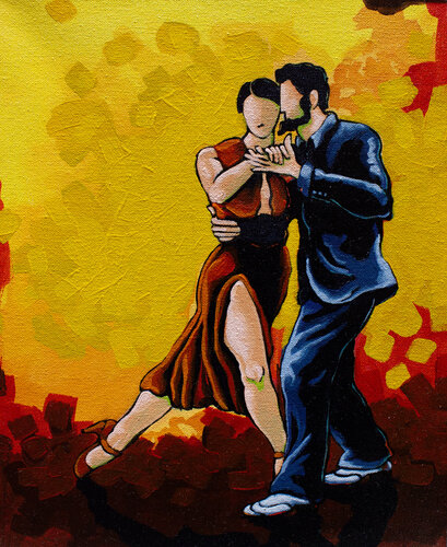 Tango III von Didier Franco, Malerei kaufen auf Singulart