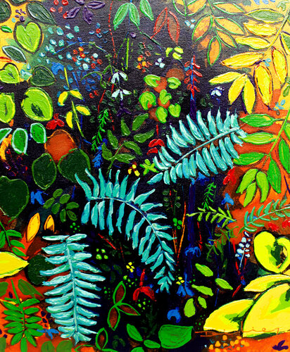 Jardín IV. van Didier Franco, Schilderij te koop op Singulart