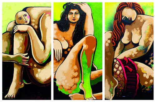 Mujeres. van Didier Franco, Schilderij te koop op Singulart