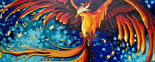 Fénix van Didier Franco, Schilderij te koop op Singulart