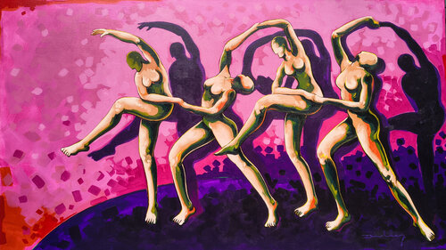 La danza by Didier Franco, Painting for Sale on Singulart