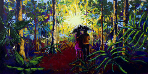 Buscando grillos. di Didier Franco, Pittura in vendita su Singulart