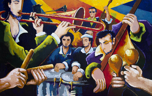 Salsa di Didier Franco, Pittura in vendita su Singulart