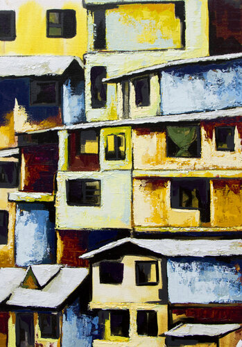 De barrio II par Didier Franco, Peinture en vente sur Singulart