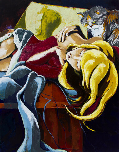 Pam, dia de descanso. di Didier Franco, Pittura in vendita su Singulart