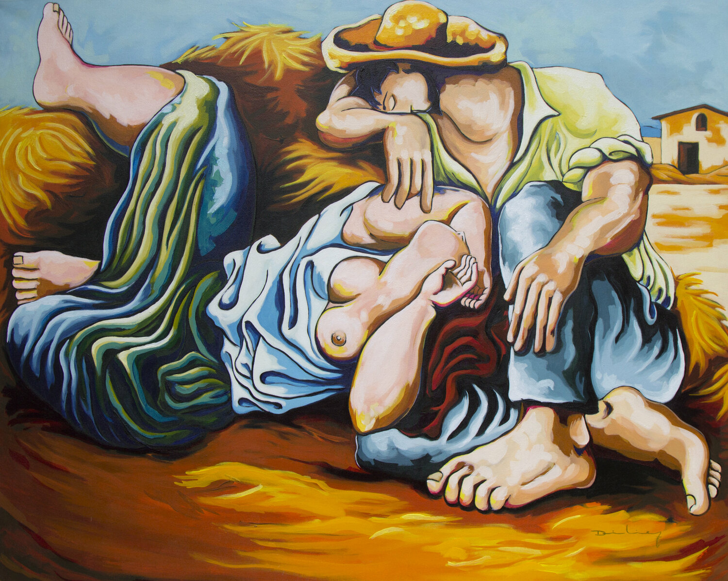 Campesinos durmiendo, Picasso Didier Franco